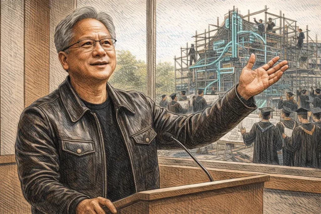黃仁勳 CMU 大學演講:別當 AI 時代旁觀者,你必須親手建造未來