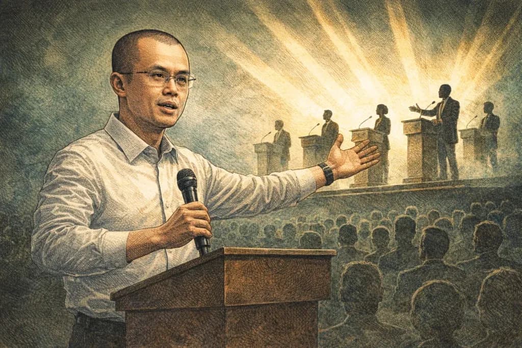 Binance Online 2026 直擊:He Yi、CZ 喊 30 億使用者野心,穩定幣 1 月狂吞 10.5 兆美元