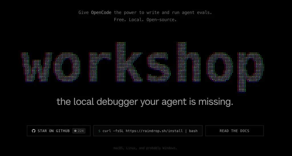 Raindrop Workshop 用 Codex 幫你的 AI Agent 自動找 bug 並修復(免費開源)