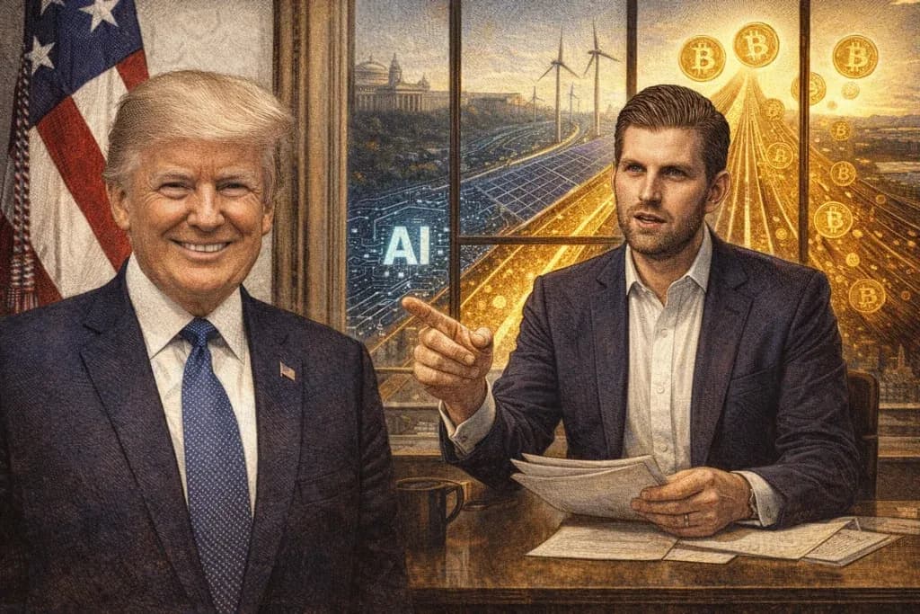 Eric Trump 專訪:美國必須贏下 AI、能源與比特幣,否則亞洲中東會搶先