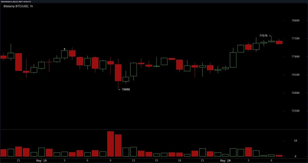 比特币有望突破7.8万美元,动量指标仍呈中性