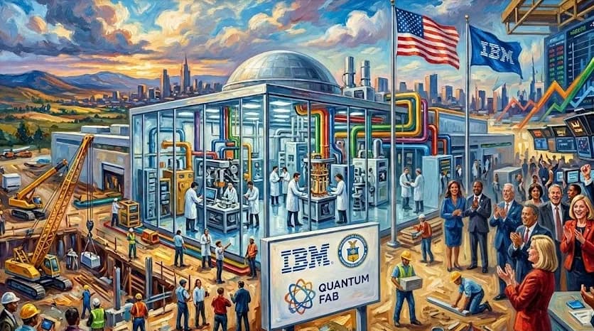IBM攜手商務部建量子晶圓廠,量子概念股飆漲