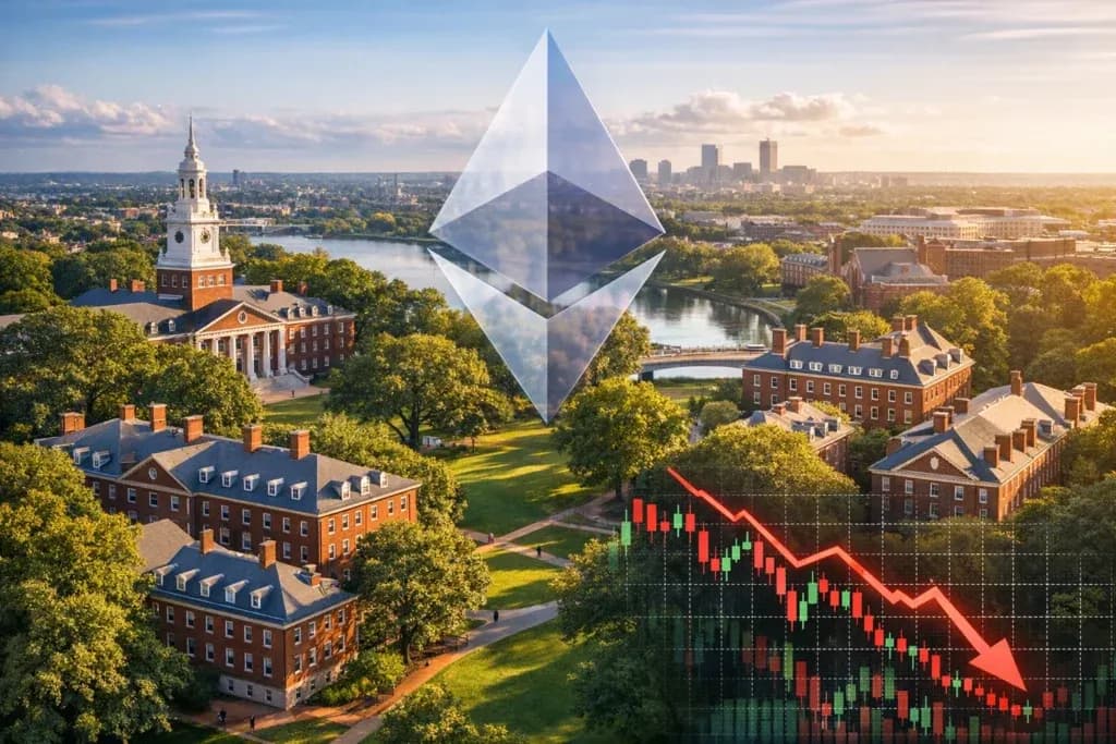 哈佛大學清倉全部以太幣!SEC 公布 Q1 檔案:8,700 萬美元 ETH 持倉歸零,同步減持比特幣 ETF