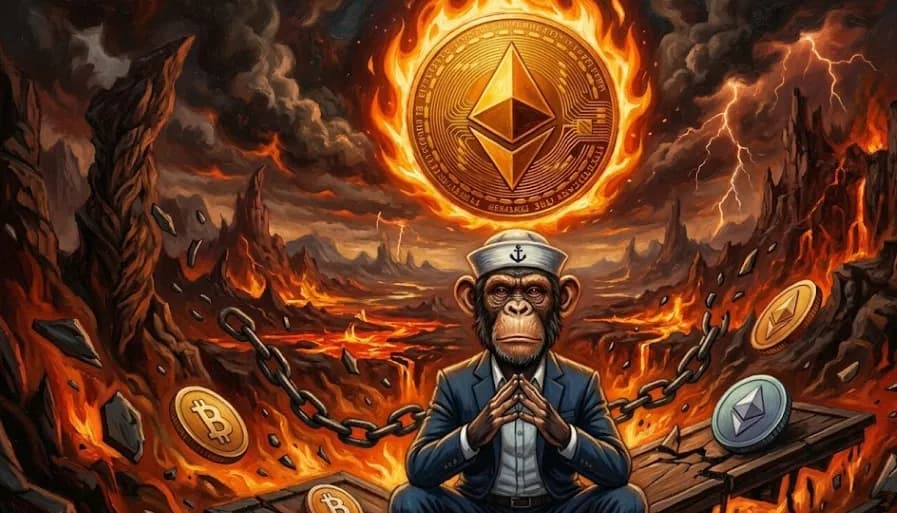 ETH險破2000,麻吉大哥一年大虧7700萬鎂,帳戶只剩10萬