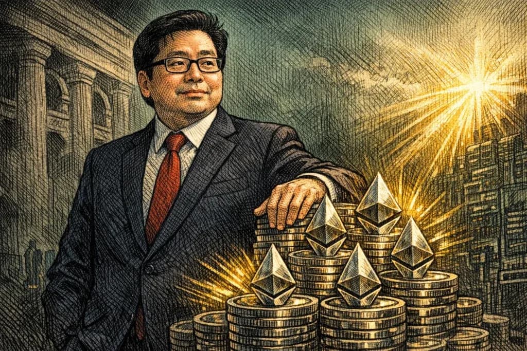 Bitmine 再掃 $5,200 萬 ETH,Tom Lee:以太幣價還沒反映ETH變強勢