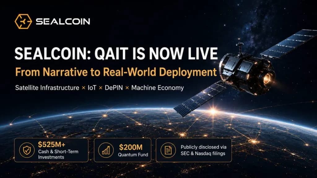 SEALCOIN:QAIT 正式上線,太空機器經濟敘事加速邁向商業化應用 | 動區動趨-最具影響力的區塊鏈新聞媒體