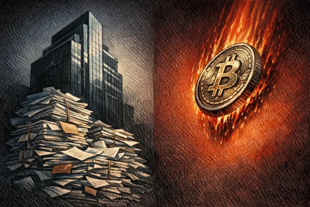 比特幣10天狂跌21%、Strategy 暫停買幣轉買回債務,分析師警告:類似LUNA死亡螺旋再現
