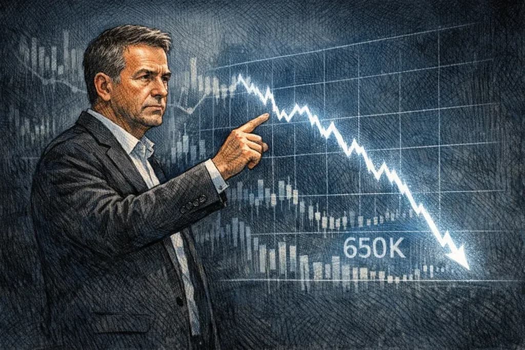 BTC需求萎縮至「負65萬枚」是7年罕見!CryptoQuant:最終清洗才剛開始