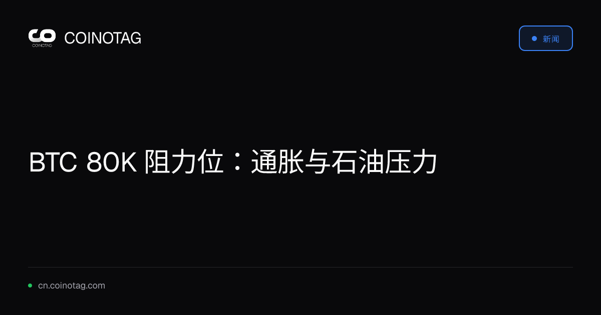 BTC 80K 阻力位：通胀与石油压力