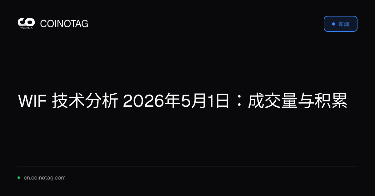 WIF 技术分析 2026年5月1日：成交量与积累
